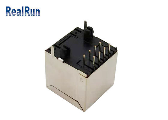 Porto 125VAC del connettore modulare RJ45 del bronzo fosforoso PA46 singolo