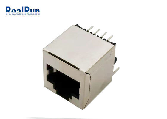 Porto 125VAC del connettore modulare RJ45 del bronzo fosforoso PA46 singolo