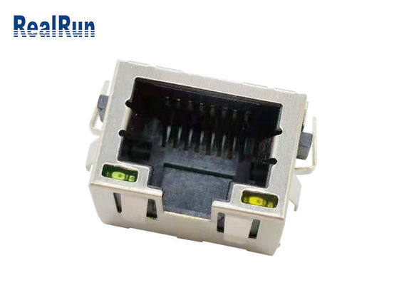 Connettore Jack 500VAC del bronzo fosforoso RJ45 di LCP UL94V-0 con lo schermo