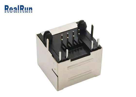 Fermaglio modulare RJ45 PBT di PA46 8P8C con lo schermo del metallo