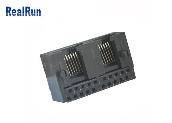 Fermaglio modulare del PWB Jack PBT Rj45 di destra di 10P10C RJ45