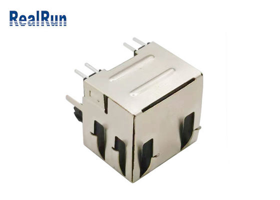 Incavo Shell Shield elastica del fermaglio di PA6T PBT RJ45