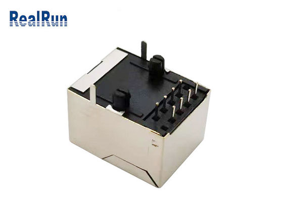 Il metallo del connettore di UL94-0 125V Rj45 ha protetto 10P8C IL RJ45 modulare Jack
