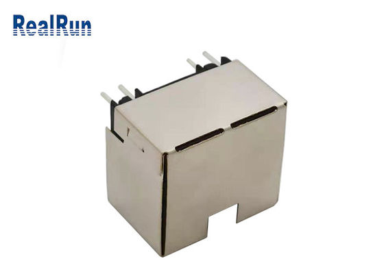 PA46 1 lega di rame del connettore del PWB del porto Rj45 Jack modulare RJ45