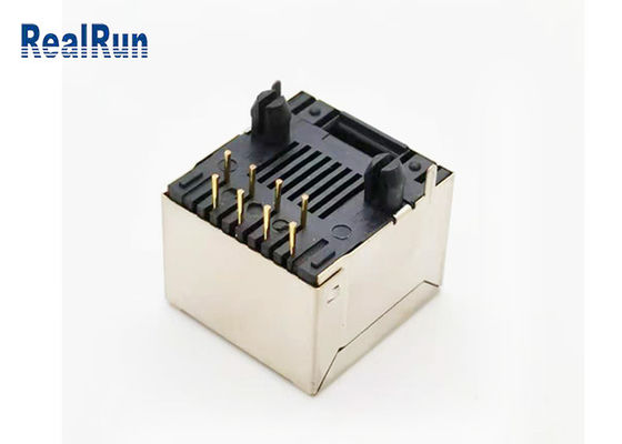 PWB modulare verticale UL94V-0 del bronzo fosforoso RJ45 Jack Connector