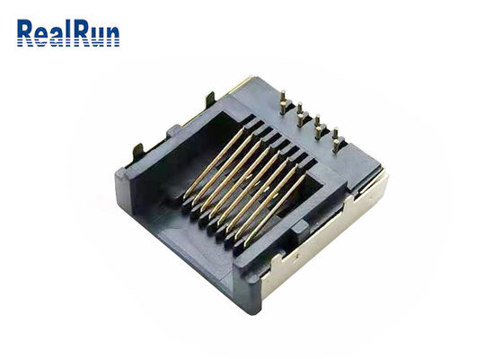Il metallo ha protetto il connettore modulare RJ45-SP-37 del PWB della spina LCP Rj45