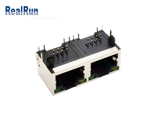 Lo SGS di Jack modulare del connettore del PWB 8P8C RJ45 con il LED ha protetto
