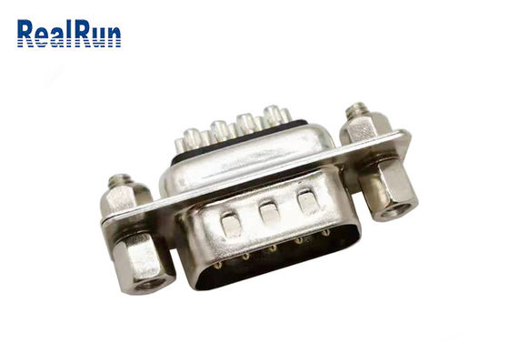 5 connettore maschio diritto di DB 9P VGA di amp con una vite di due serrature