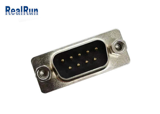 5 connettore maschio diritto di DB 9P VGA di amp con una vite di due serrature