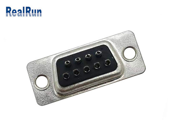 SGS del connettore di DB 9 Pin Female Header VGA D della lega per saldatura sotto per il PWB