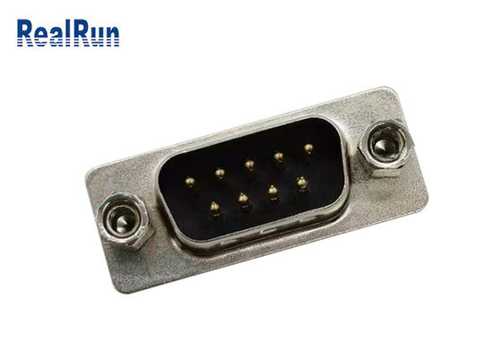 Connettore PBT di Pin ISO9001 D del maschio 1A 9 di DP sotto un VGA da 180 gradi