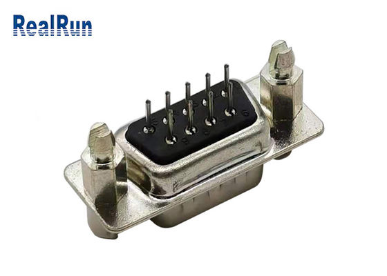 Connettore PBT di Pin ISO9001 D del maschio 1A 9 di DP sotto un VGA da 180 gradi