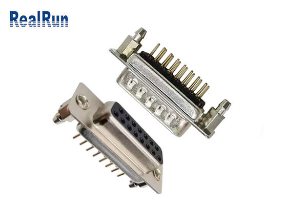 Connettore diritto PBT femminile maschio del PWB 1000VAC D di Pin di DP 15 SOTTO