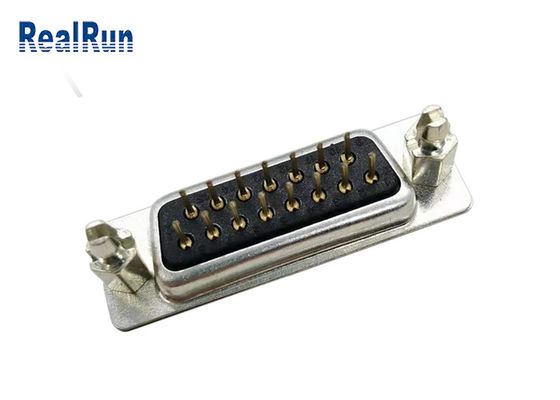 Connettore diritto PBT femminile maschio del PWB 1000VAC D di Pin di DP 15 SOTTO