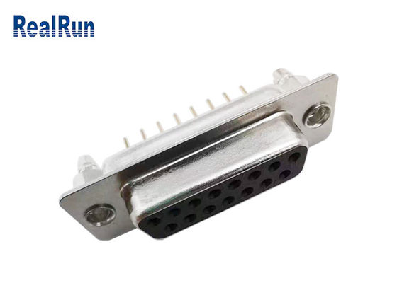 Connettore diritto PBT femminile maschio del PWB 1000VAC D di Pin di DP 15 SOTTO