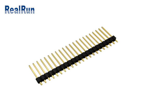 L'oro ha placcato il passo diritto del connettore PBT UL94V-0 2.54mm dell'intestazione 10U