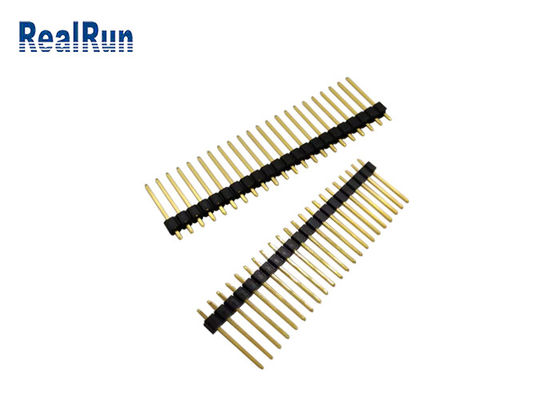 L'oro ha placcato il passo diritto del connettore PBT UL94V-0 2.54mm dell'intestazione 10U