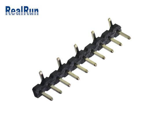 Fila verticale PA6T di PA6T SMT SMD Pin Header Connector 2.0mm singola