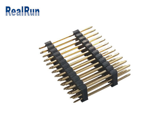 Pin di fila 36 del connettore placcato oro H2.5mm tre della IMMERSIONE di 3.0Amp PBT