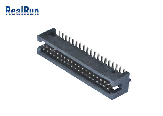 Pin ad angolo retto 2*19 UL94V-0 di doppia fila dell'intestazione della scatola di SMT del passo di PA6T 1.27mm