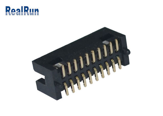 20P supporto di superficie doppio di fila PA6T dell'intestazione del contenitore di lega per saldatura del passo del PWB 1.27mm