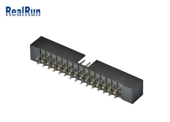 fila PA6T della IMMERSIONE di 30P IDC 2.0mm doppia dell'intestazione diritta della scatola