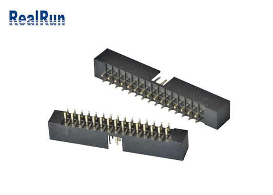 fila PA6T della IMMERSIONE di 30P IDC 2.0mm doppia dell'intestazione diritta della scatola