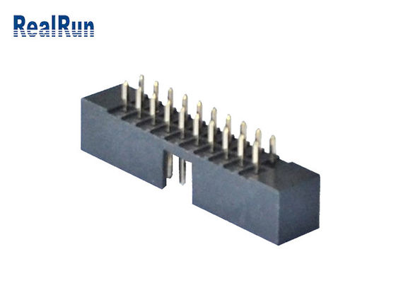 Intestazione lavorata passo 20 Pin Straight Connector PA6T del contenitore di plastica 2.0mm di PBT