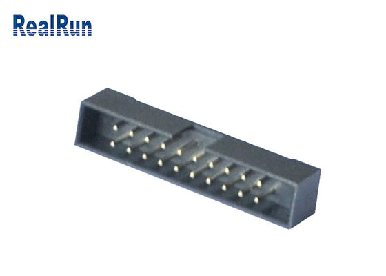 Intestazione lavorata passo 20 Pin Straight Connector PA6T del contenitore di plastica 2.0mm di PBT