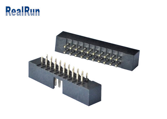 Intestazione lavorata passo 20 Pin Straight Connector PA6T del contenitore di plastica 2.0mm di PBT