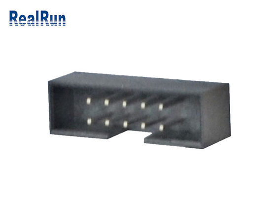 Intestazione 18 26 Pin Connector PA6T PBT della scatola della IMMERSIONE del passo di UL94V-0 2.54mm
