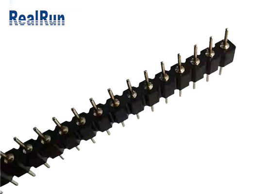 connettore di Pin Male Header Gold Terminal del giro del PWB della IMMERSIONE di 2.54mm