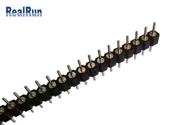 connettore di Pin Male Header Gold Terminal del giro del PWB della IMMERSIONE di 2.54mm