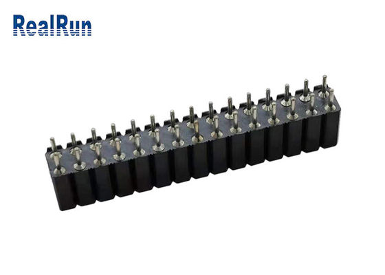 Immersione Tin Plated del passo di Pin Female Header 2.54mm del giro dello SGS 30P