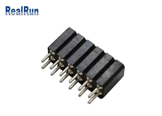 Immersione Tin Plated del passo di Pin Female Header 2.54mm del giro dello SGS 30P