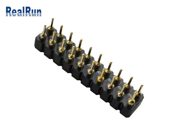 IMMERSIONE Pin Female Header 20 Pin Dual Row Socket Connector di PBT 2.54mm