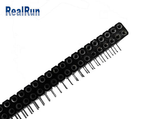 SGS femminile rotondo di Pin di UL94V-0 2.54mm Pin Header Right Angle 80