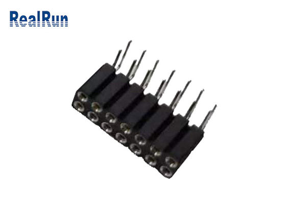 SGS femminile rotondo di Pin di UL94V-0 2.54mm Pin Header Right Angle 80