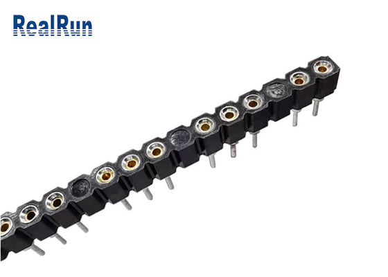 Passo 2.54mm 180 Pin diritto di Pin Header UL94V-0 1*30 di grado
