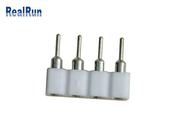 immersione terminale femminile di fila 4P del connettore 1 dell'oro 1000V RMS di 2.54mm
