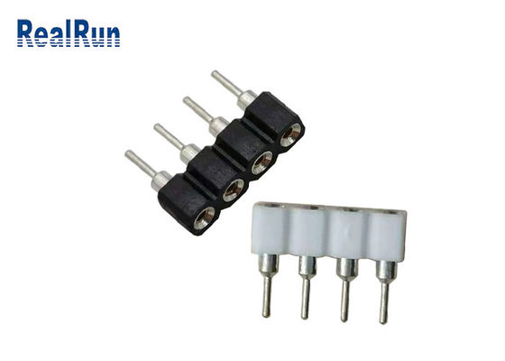 immersione terminale femminile di fila 4P del connettore 1 dell'oro 1000V RMS di 2.54mm