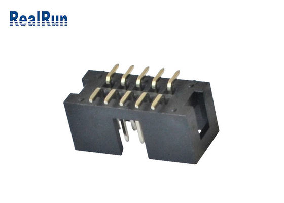 Passo maschio SMT 10 Pin Box Header del connettore 2.54mm dell'intestazione di PA6T IDC