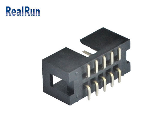 Passo maschio SMT 10 Pin Box Header del connettore 2.54mm dell'intestazione di PA6T IDC