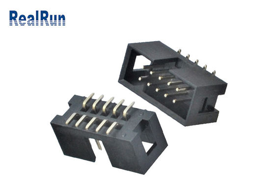 Passo maschio SMT 10 Pin Box Header del connettore 2.54mm dell'intestazione di PA6T IDC