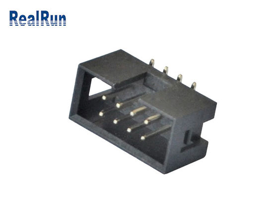Intestazione verticale 2*4 8 Pin Machined Solder PA6T del contenitore di PWB 2.54mm SMT