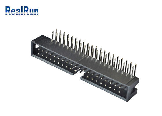 Intestazione verticale 2*4 8 Pin Machined Solder PA6T del contenitore di PWB 2.54mm SMT