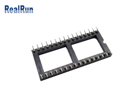 Pin PPS UL94V-0 del connettore 32 dell'incavo dei fori CI del giro di 1.778mm SMT