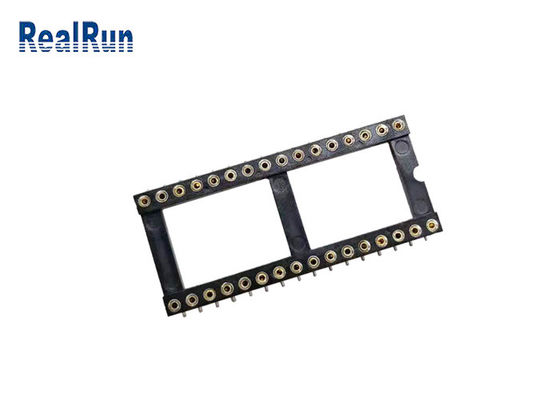 Pin PPS UL94V-0 del connettore 32 dell'incavo dei fori CI del giro di 1.778mm SMT