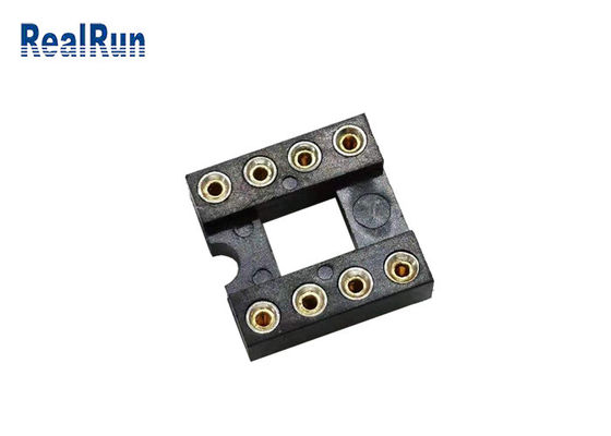 Connettore femminile UL94V-0 8P diritto dell'intestazione dell'incavo del passo 2.54mm IC