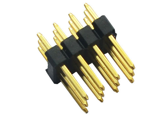 IMMERSIONE di Pin 180° del connettore 3*4 12 dell'intestazione della lega per saldatura del passo di PA6T 2.54mm